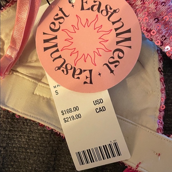 EastNWest Label UO Exclusive Sequin Bralette- Small - Picture 3 of 6